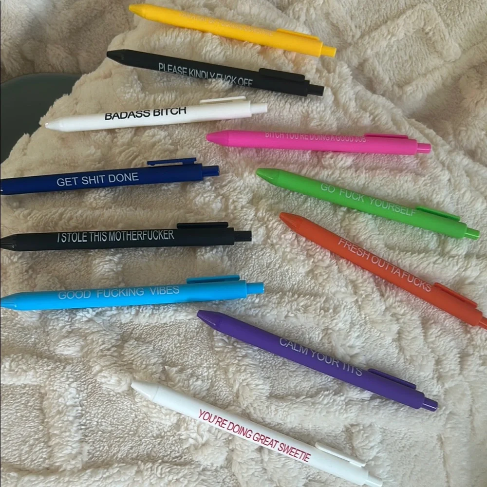 Extra Sassy & Sweary 11 Piece Pen Set